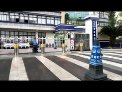 वाहन प्रवेश नियंत्रण हाइड्रोलिक एकीकृत वापस लेने योग्य 304 रोड बोलार्ड