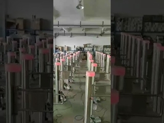 कमर ऊँचाई 304 स्टेनलेस स्टील पैदल यात्री स्विंग गेट