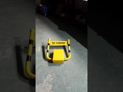 हर्मेटिक डिज़ाइन के साथ रिमोट कंट्रोल 3.0 मिमी मोटाई वाला स्टील पार्किंग स्पेस अवरोधक