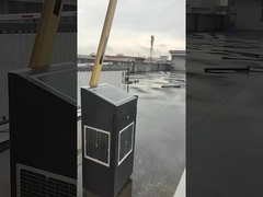 पार्किंग स्थल के लिए नई ऊर्जा डीसी ब्रशलेस मोटर सौर आवृत्ति रूपांतरण बूम बैरियर गेट