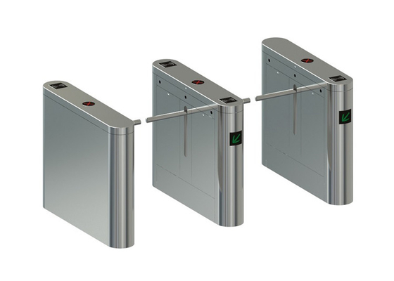 IP55 RFID सुरक्षा गेट एक्सेस कंट्रोल डबल मोटर ब्रिज ड्रॉप आर्म टर्नस्टाइल: