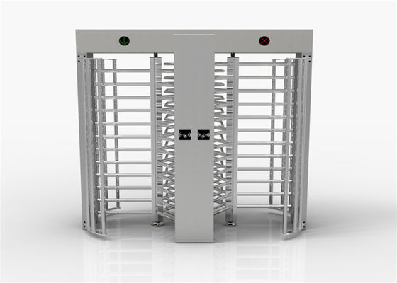 सुरक्षित प्रवेश नियंत्रण के लिए 40W बिजली की खपत के साथ डबल पासिंग द्विदिशात्मक पूर्ण ऊंचाई टर्नस्टाइल