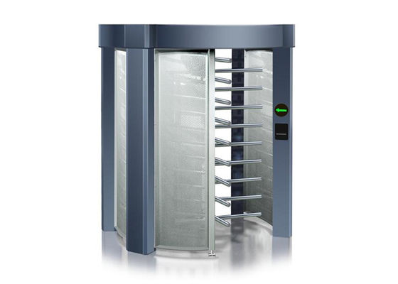 कार्ड रीडर प्लेट और 5 मिलियन बार उत्पाद जीवन के साथ 304 स्टेनलेस स्टील पूर्ण ऊंचाई टर्नस्टाइल