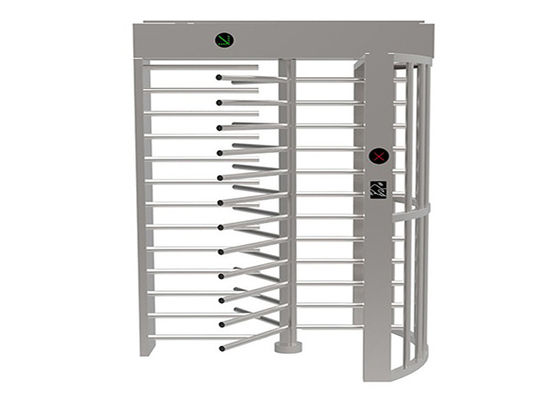 फिंगरप्रिंट रीडर पूर्ण ऊंचाई टर्नस्टाइल 304 ग्रेड स्टेनलेस स्टील निर्माण और विरोधी tailgating सुविधा के साथ