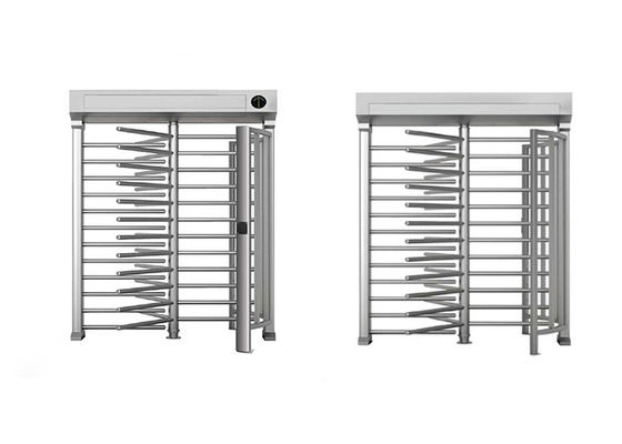 दोहरे अभिगम नियंत्रण के लिए DC 24V संचालन और एंटी-टेलगेटिंग तंत्र के साथ RFID बारकोड रीडर फुल हाइट टर्नस्टाइल