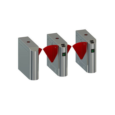 पैदल यात्री प्रवेश निकास फ्लैप बैरियर गेट आरएफआईडी फ़िंगरप्रिंट बायोमेट्रिक एक्सेस कंट्रोल