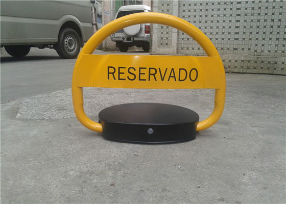 सुरक्षित पार्किंग स्थान के लिए 2 मिमी स्टील रोलिंग और चोर-प्रूफ डिज़ाइन के साथ DC6V 7Ah कार पार्किंग लॉक