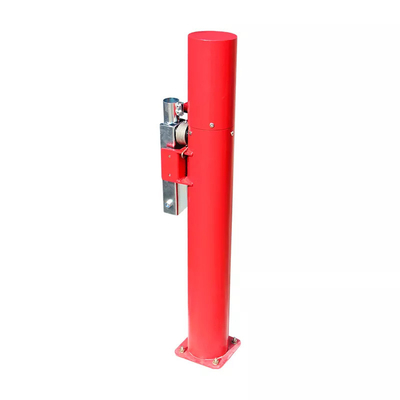 हल्के वजन 2.5 मीटर स्वचालित पार्किंग बाधा गेट Dc12v 24v गोल पोल