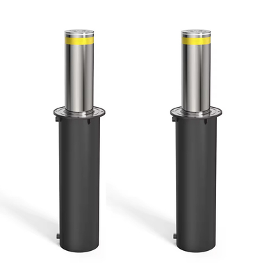 स्टेनलेस स्टील ड्राइववे आवासीय बढ़ते सुरक्षा bollards retractable हाइड्रोलिक