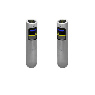 एक्सेस कंट्रोल टर्नस्टाइल के लिए 280 कार्ड क्षमता और 3 रंगों की संकेतक लाइट के साथ 304 स्टेनलेस स्टील RFID कार्ड कलेक्टर