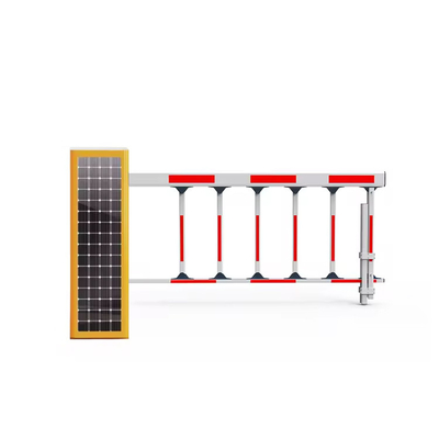फास्ट स्पीड स्ट्रेट फोल्डिंग फेंसिंग आर्म पार्किंग गैरेज बैरियर AC 220V 110V DC24V सोलर पैनल एकीकृत