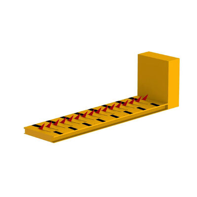सड़क स्पाइक बैरियर सुरक्षा के लिए 80T क्षमता और 1-2S प्रतिक्रिया समय के साथ भारी शुल्क वाला A3 स्टील टायर किलर