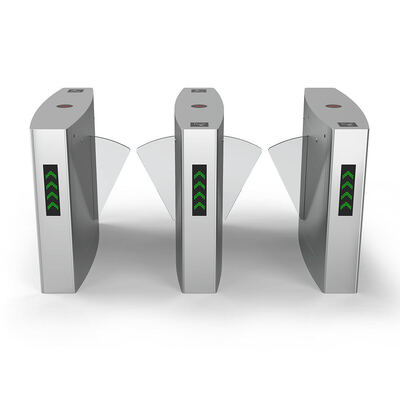 डीसी 24 वी मोटर और स्पष्ट एक्रिलिक फ्लैप सीई अनुमोदित टर्नस्टाइल के साथ इलेक्ट्रिकल retractable फ्लैप बाधा गेट