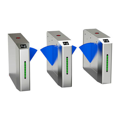 एक्सेस कंट्रोल और पैदल यात्री प्रबंधन के लिए RS485 SS304 IP44 फ्लैप बैरियर गेट