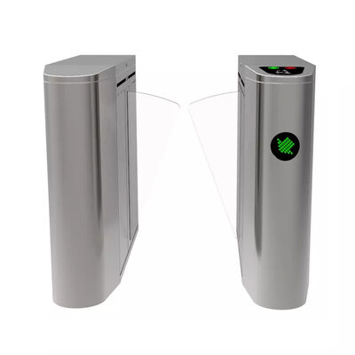 50 लाख संचालन बार और 304 या 316 स्टेनलेस स्टील निर्माण के साथ तेज़ गति फ्लैप बैरियर गेट