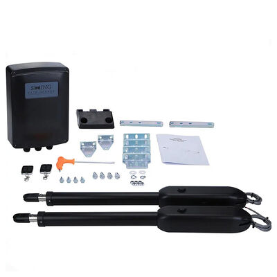 स्विंग गेट ऑपरेशन के लिए 60W मोटर पावर और रिमोट कंट्रोल के साथ 400KG सिंगल लीफ स्विंग गेट ओपनर