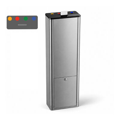 AC 220V 110V पावर सप्लाई रिले सिग्नल आउटपुट टर्नस्टाइल गेट के लिए अस्थायी विज़िटर कार्ड रीसायकल कलेक्टर