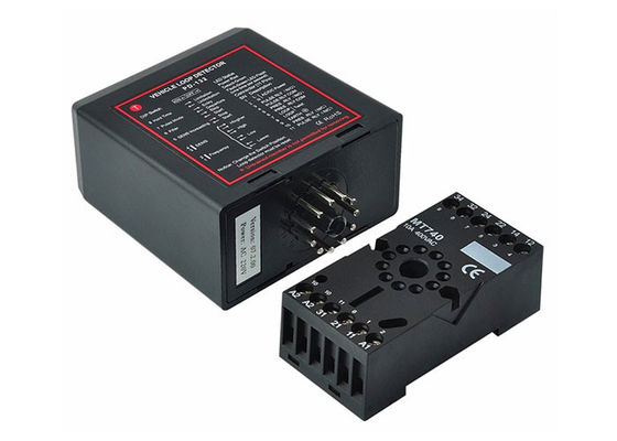 ऑटो गेट्स और RFID पार्किंग एक्सेस कंट्रोल के लिए 20 kHz से 170 kHz फ़्रीक्वेंसी रेंज, 100ms रिएक्शन टाइम और 240V/5A आउटपुट रिले वाला वाहन लूप डिटेक्टर