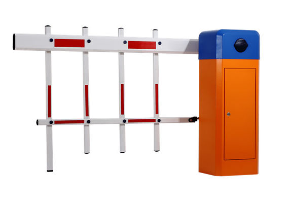 सुरक्षित पार्किंग नियंत्रण के लिए 6 मीटर आर्म के साथ 120W एसी मोटर स्वचालित बैरियर गेट