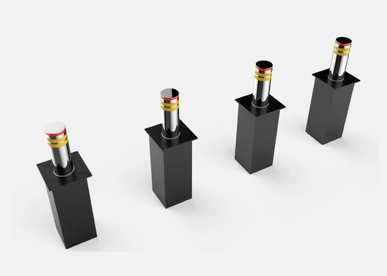 सुरक्षित कार पार्किंग के लिए 3.7Kw 80T लोडिंग IP68 हटाने योग्य स्वचालित राइजिंग बोलार्ड