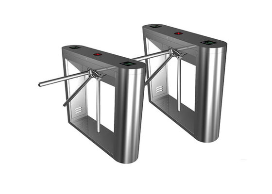 एक्सेस कंट्रोल के लिए 304 स्टेनलेस स्टील हाउसिंग के साथ 510 मिमी आर्म लंबाई 24VDC 40W ट्राइपॉड टर्नस्टाइल गेट