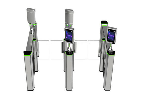 SS314 स्टेनलेस स्टील 600 मिमी पैदल यात्री स्विंग बाधा गेट 0.4S खुलने का समय के साथ