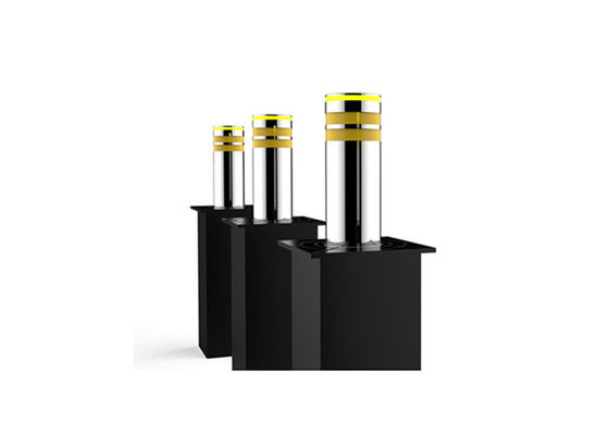 उच्च सुरक्षा के लिए 600 मिमी ऊंचाई और K12 क्रैश रेटिंग वाला SS304 हाइड्रोलिक राइजिंग बोलार्ड