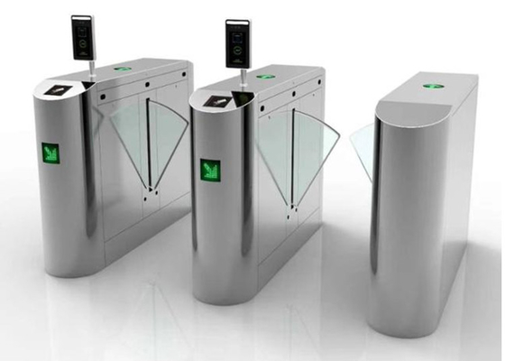0.2s SS304 रिमोट कंट्रोल फ्लैप टर्नस्टाइल यूनिडायरेक्शनल