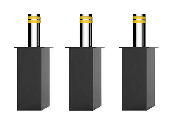 एलईडी लाइट के साथ एसएस304 आईपी68 पीएलसी नियंत्रित स्वचालित हाइड्रोलिक राइजिंग सुरक्षा बोलार्ड