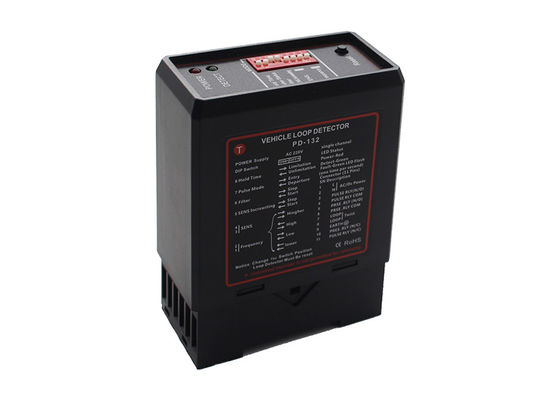 पार्किंग बाधा गेट सुरक्षा एकल चैनल लूप डिटेक्टर 100ms प्रतिक्रिया समय के साथ 240V/5A आउटपुट रिले और समायोज्य संवेदनशीलता