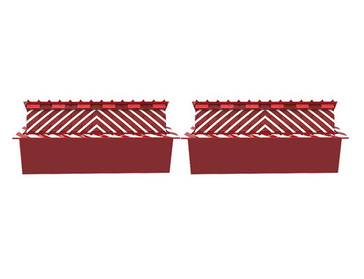 120 टन पासिंग प्रेशर हाइड्रोलिक रोड ब्लॉकर 50-100 मीटर रिमोट कंट्रोल और 16 मिमी शीर्ष प्लेट मोटाई के साथ आतंकवाद विरोधी सड़क बाधा