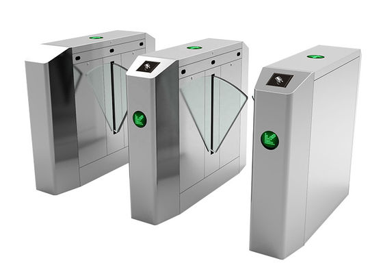 1.2 मिमी मोटाई IP44 एलईडी संकेतक फ्लैप बैरियर गेट सुरक्षित पहुंच नियंत्रण के लिए retractable फ्लैप बैरियर