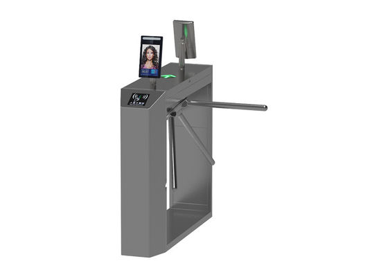 SS304 स्टेनलेस स्टील बाइ-डायरेक्शनल ट्राइपॉड टर्नस्टाइल गेट पैदल यात्री नियंत्रण के लिए 550 मिमी चौड़ाई के साथ