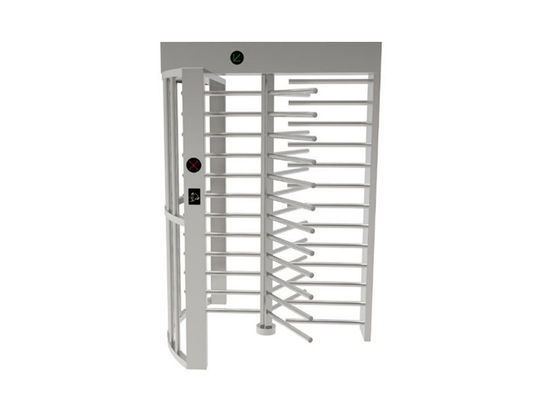 120° रोटर पूर्ण ऊंचाई टर्नस्टाइल 600 मिमी चौड़ाई और स्टेनलेस स्टील निर्माण के साथ