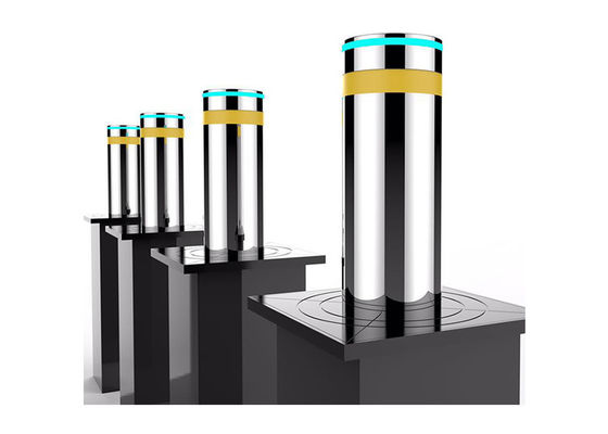 6K दर्पण सतह हाइड्रोलिक बढ़ते बोलार्ड के साथ 5 मिलियन बार सेवा जीवन और 100% ड्यूटी चक्र