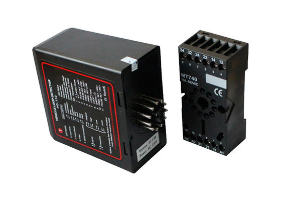 PD132 230VAC इंडक्टिव वाहन लूप डिटेक्टर, 100ms प्रतिक्रिया समय, 4.5VA बिजली की खपत, यातायात नियंत्रण के लिए सिंगल चैनल