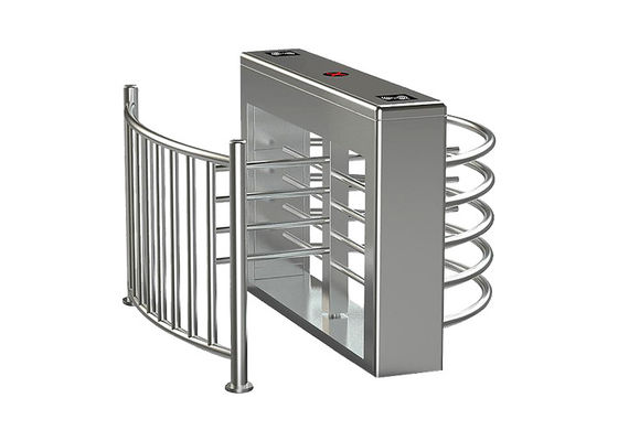 SS304 आरएफआईडी कमर ऊंचाई टर्नस्टाइल सुरक्षित पहुंच नियंत्रण के लिए 30W पावर और 0.2S प्रतिक्रिया समय के साथ