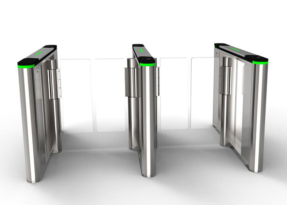 100W 50HZ एक्सेस कंट्रोल टर्नस्टाइल गेट 10 मिमी एक्रिलिक इंडोर डीसी मोटर