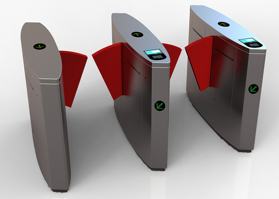 IP54 BLDC Motor Retractable Flap Turnstile Grade Metro Entry DC24V 3s