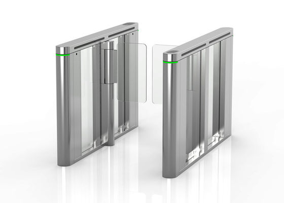 उच्च यातायात क्षेत्रों के लिए हानि रहित तंत्र के साथ एंटी शॉक 40W डीसी मोटर स्विंग बैरियर टर्नस्टाइल